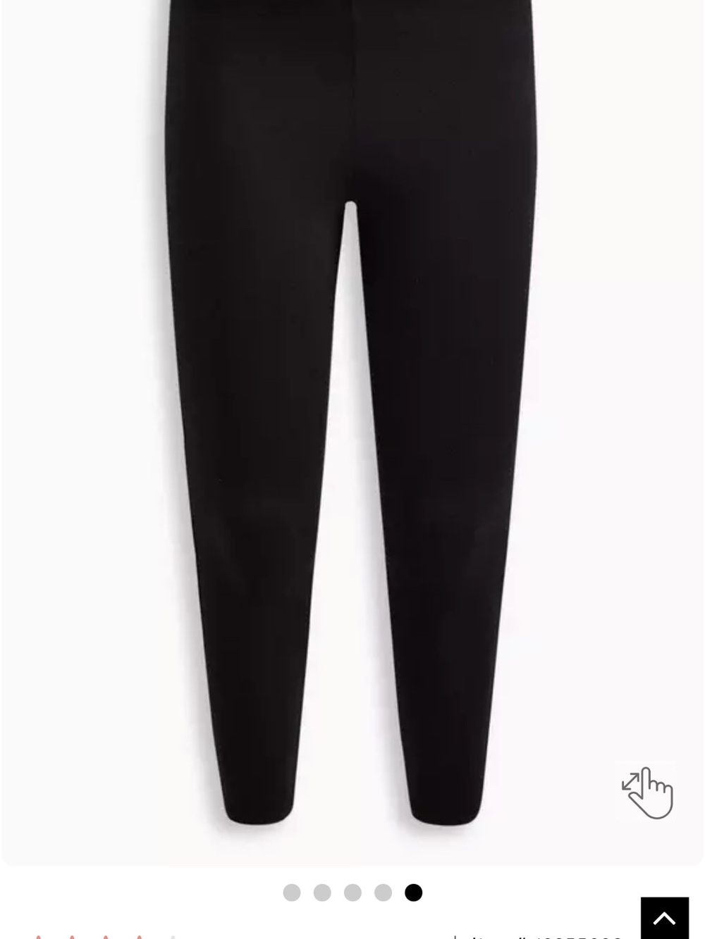 torrid Black High-Rise Slim Leggings